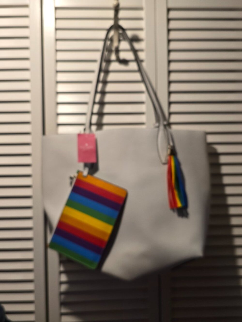 Kate Spade Arch Rainbow Logo Large Reversible Tote - Picture 5 of 12
